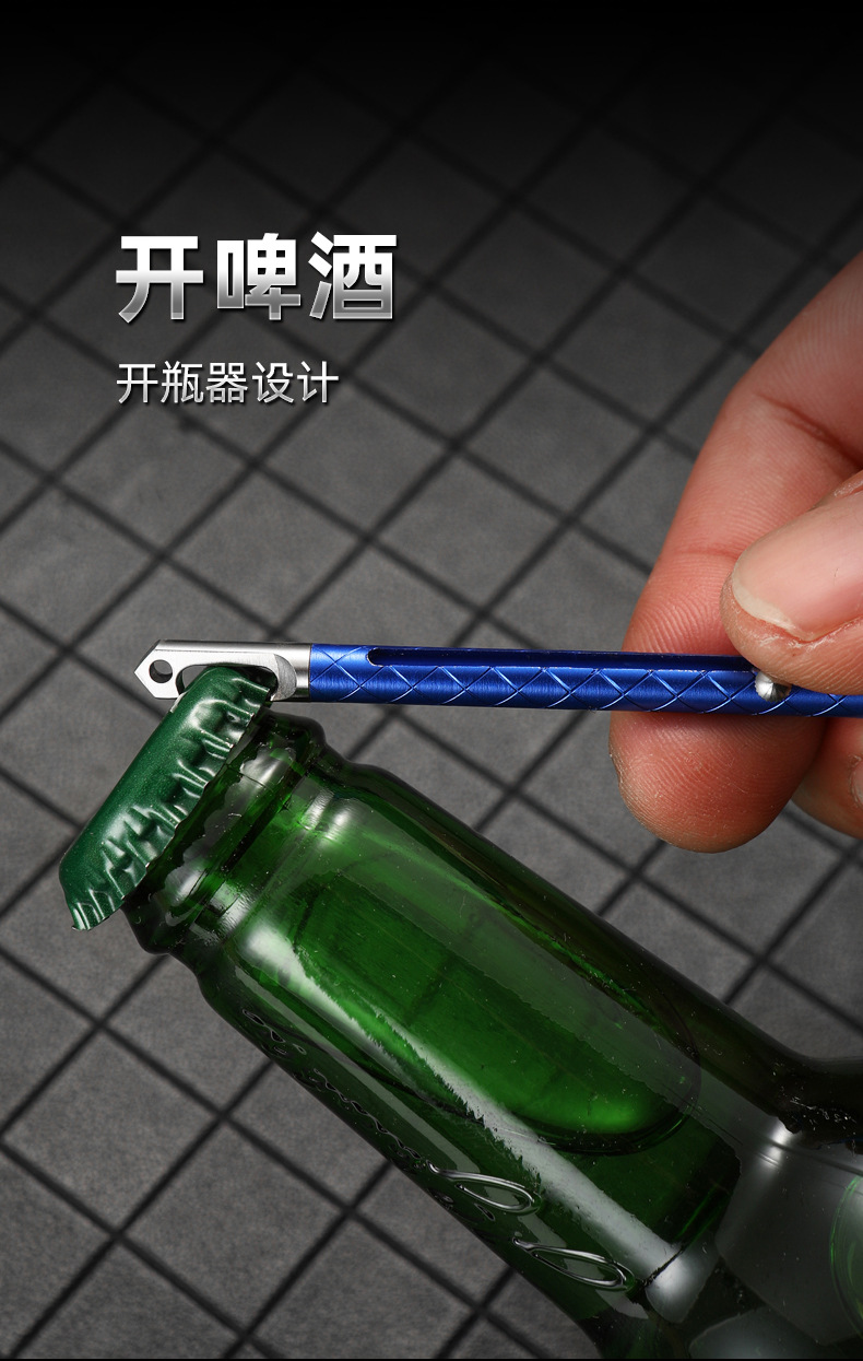 Stainless steel one-piece portable toothpick and floss two-in-one detachable anti-clogging wonder, manually adjustable fruit pick tool, essential for oral cleaning pic 15