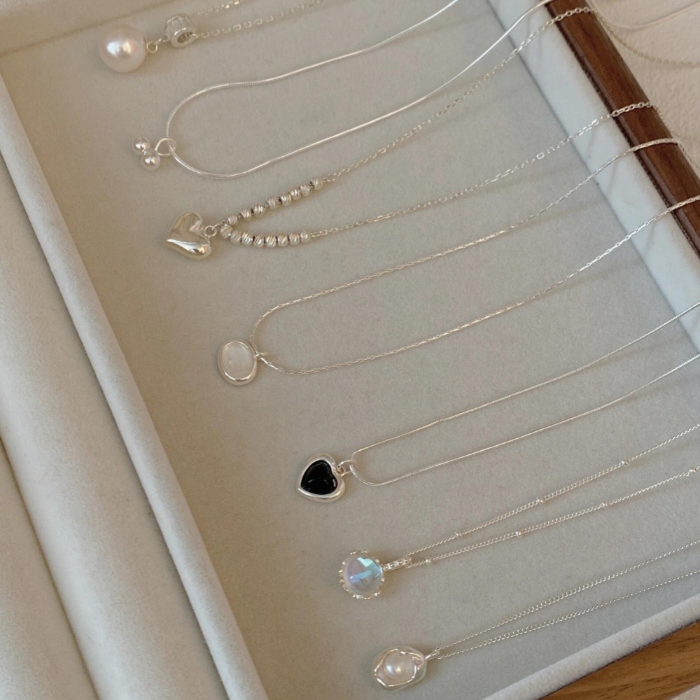 s925纯银珍珠蝴蝶项链女设计感小众高级感不掉色配饰百搭锁骨链潮详情3