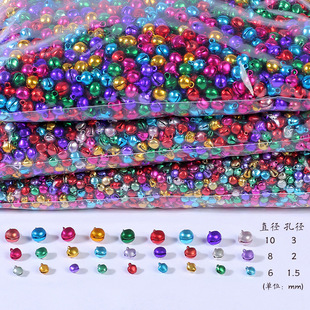 Bells, brass bells, bronze single-character bell pendants, small pendants, diy ornaments, Christmas raw copper bells pic 25