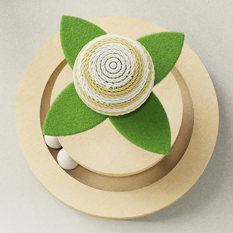 Spring sisal ball toys, pet unbreakable dolls, cat rocking toys, self-entertainment and boredom, teething cat toys, one-piece consignment pic 2