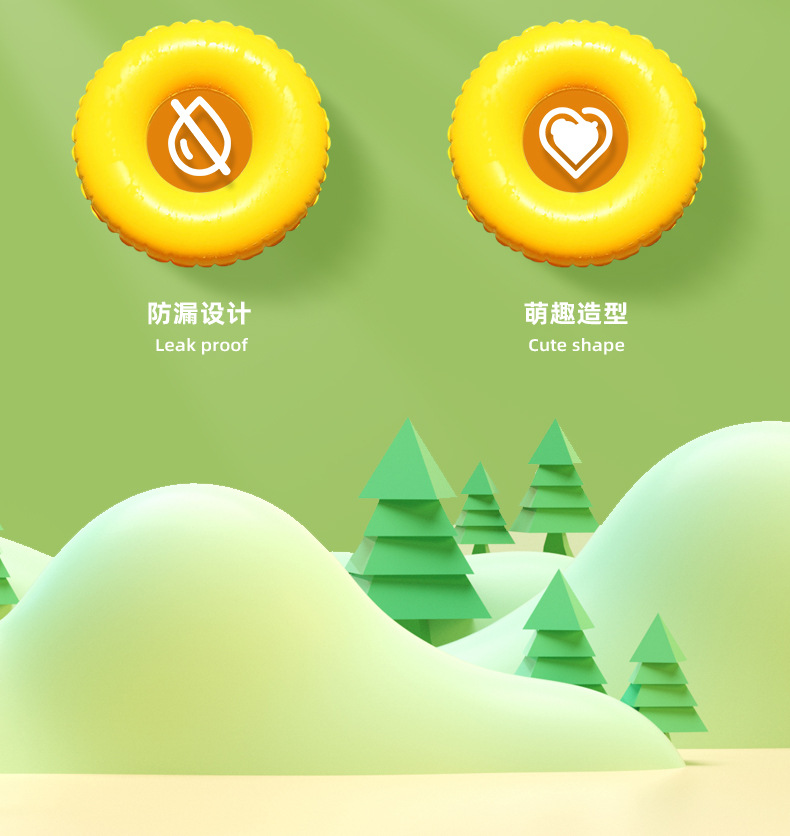 新款卡通豌豆迷你小水枪萌趣夏季水枪玩具户外沙滩戏水打水仗玩具详情4