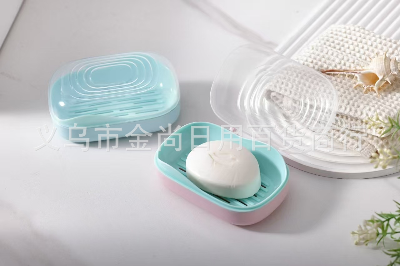 Portable travel soap box, multi-style soap box, plastic bathroom storage box, small soap box, water filter pic 3