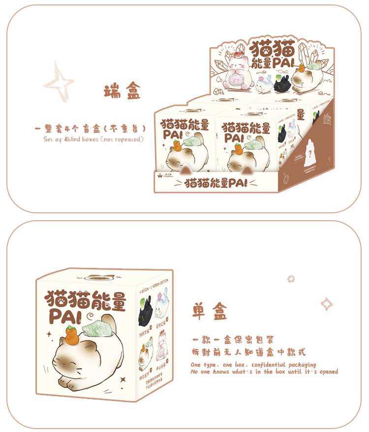 网红爆款猫猫能量PAI盲盒潮玩手办公仔儿童学生节日礼品厂家批发详情28
