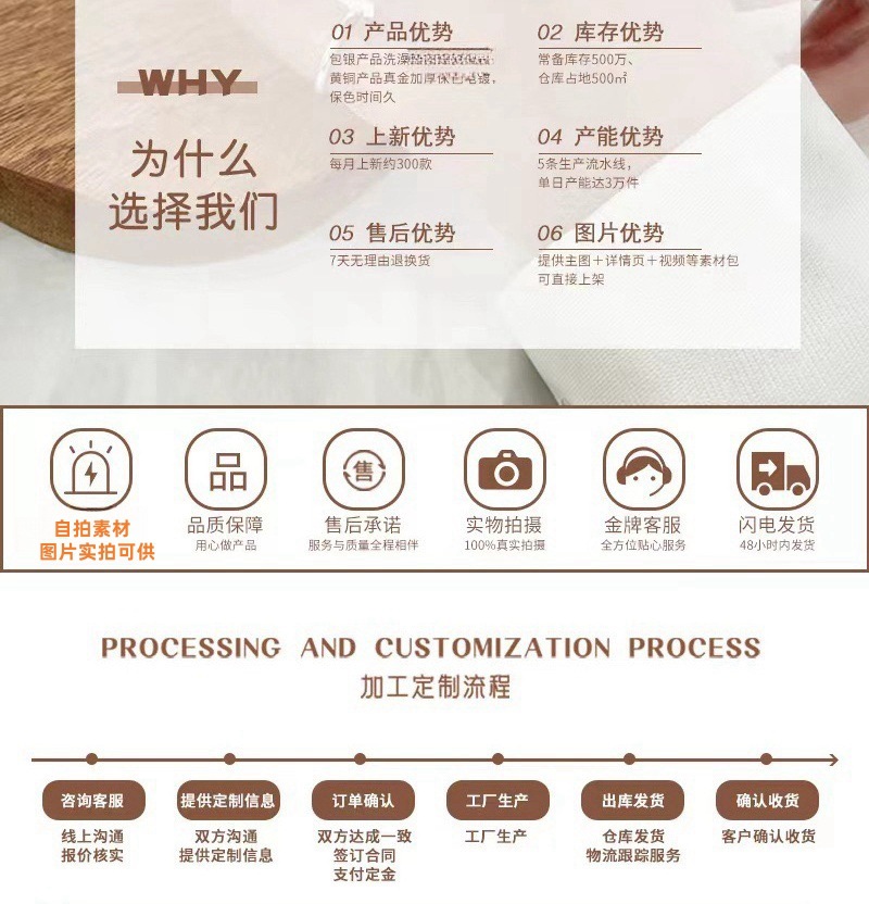 vintage中古风925纯银拉丝锆石戒指女小众高级感不掉色可调节戒指详情3