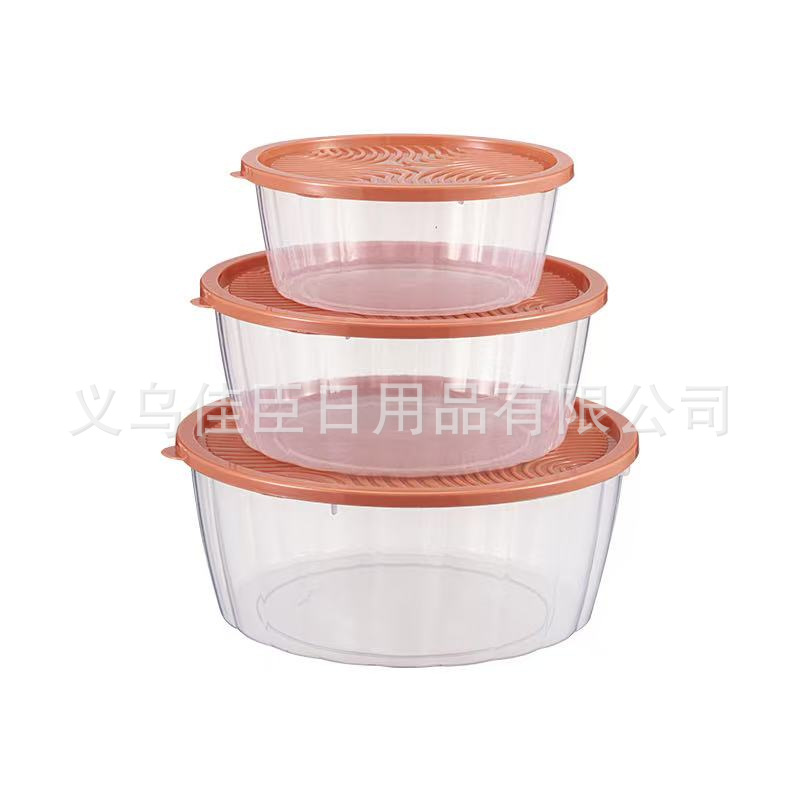 Plastic food storage box set, single household storage, refrigerator preservation, fruit and vegetable storage box, kitchen pp pic 4