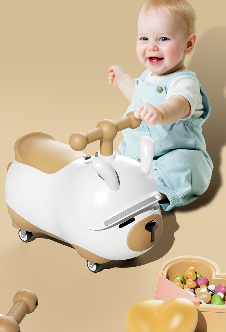 嘟嘟兔溜溜车儿童滑行车1-3岁宝宝万向轮无脚踏自行车宝宝扭扭车详情13