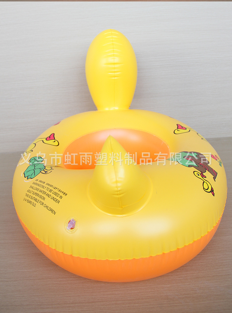 夏季批发黄鸭儿童游泳圈 加厚动物游泳坐圈座圈PVC鸭子游泳圈混批详情11