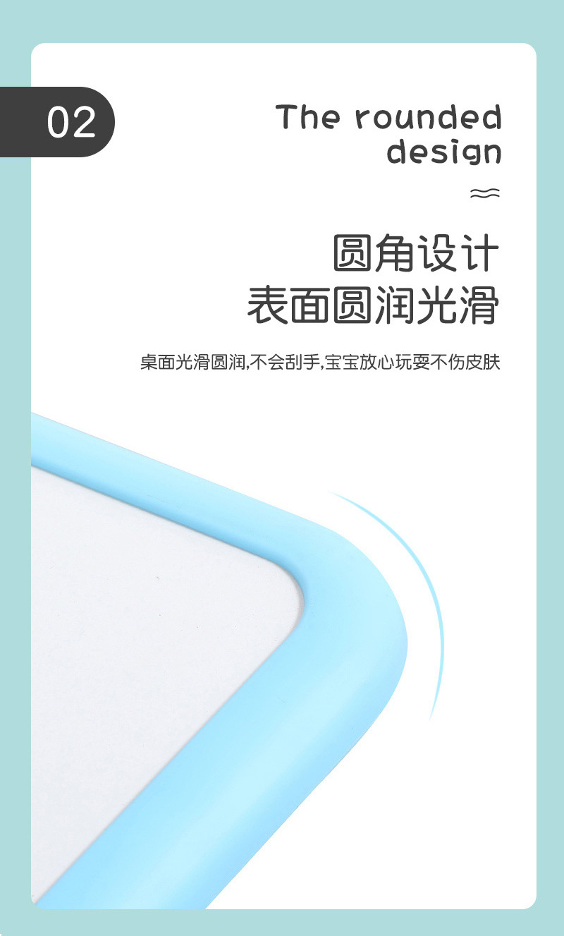 幼儿园桌椅儿童学习桌可升降专用书桌家用可涂鸦书写玩具画画桌子详情8