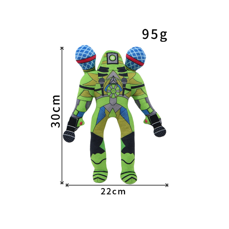 Cross-border bestseller skibiditoiletplush Toilet man parody plush toy doll Titan pic 4