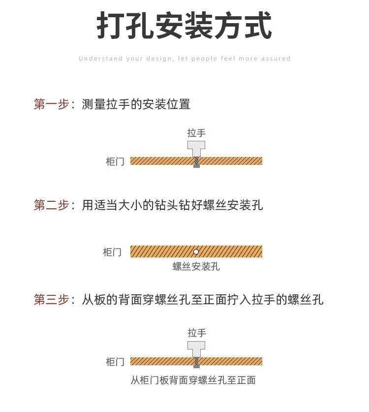 实木拉手抽屉衣柜门把手简约柜子橱柜圆形单孔小拉手原木柜门拉手详情19