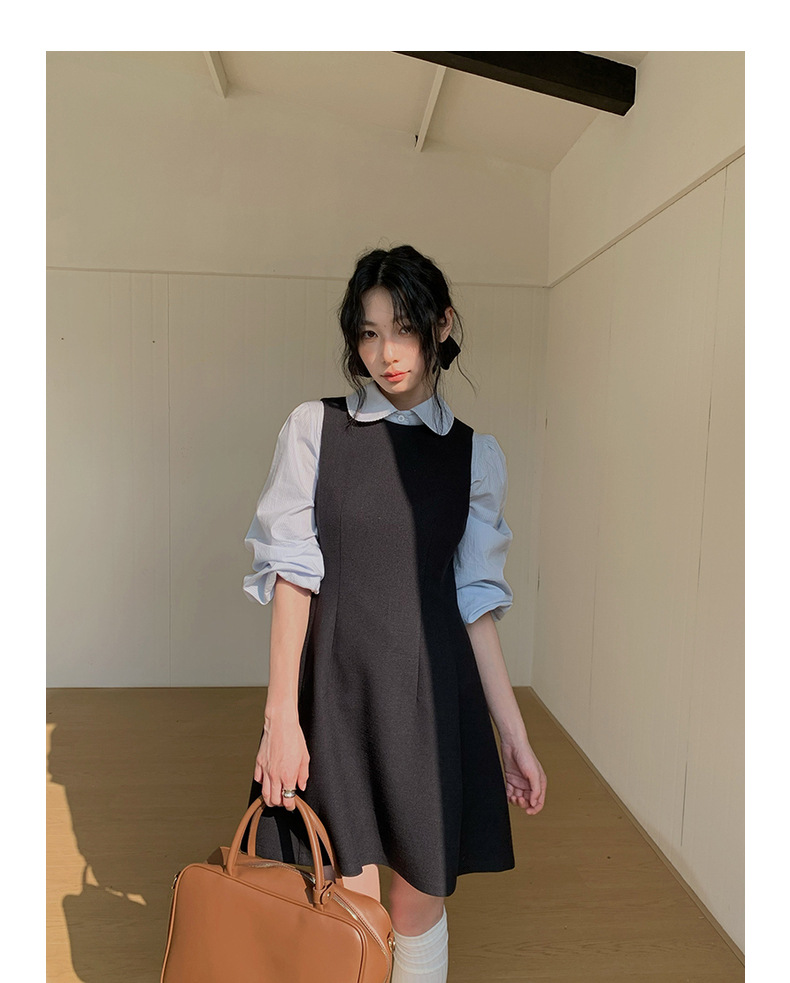 【候麦的春天】歌铭法式娃娃领衬衫春季新款复古蕾丝上衣女Y1122F详情32
