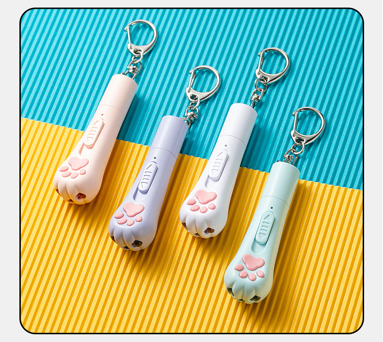 Laser pointer, cat toy stick, rechargeable laser light, cat toy, cat paw flashlight, ultraviolet light, infrared multi-pattern cat toy pic 1