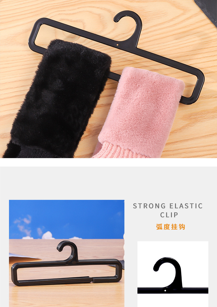 Plastic scarf hanger, rectangular rack for scarves and silk scarves displayed in shopping malls and clothing stores, silk scarf and towel hanging and storage rack pic 2