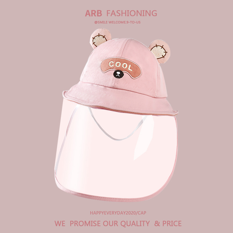 婴儿防护面罩0岁儿童宝宝防护帽防飞沫隔离外出帽子秋冬一岁详情8