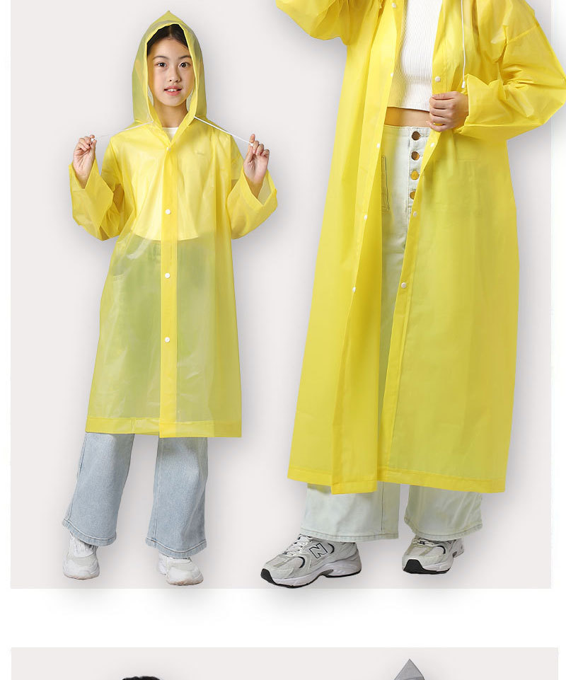 厚款EVA电动车雨衣儿童雨披批发全身加厚加長雨衣防暴雨成人旅行详情19