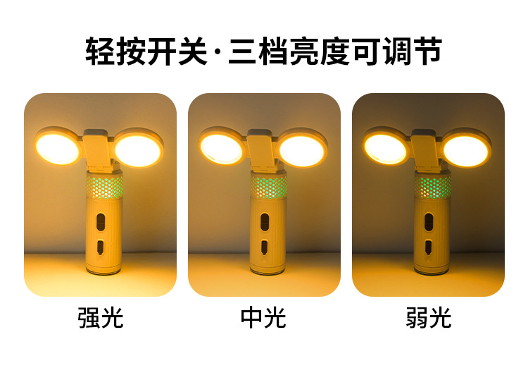 Cross-border COB high-intensity multi-functional color-changing light, strong magnetic work light, RGB marquee light, long-lasting rechargeable camping light, garden light, outdoor floor-standing lighting fixtures pic 4
