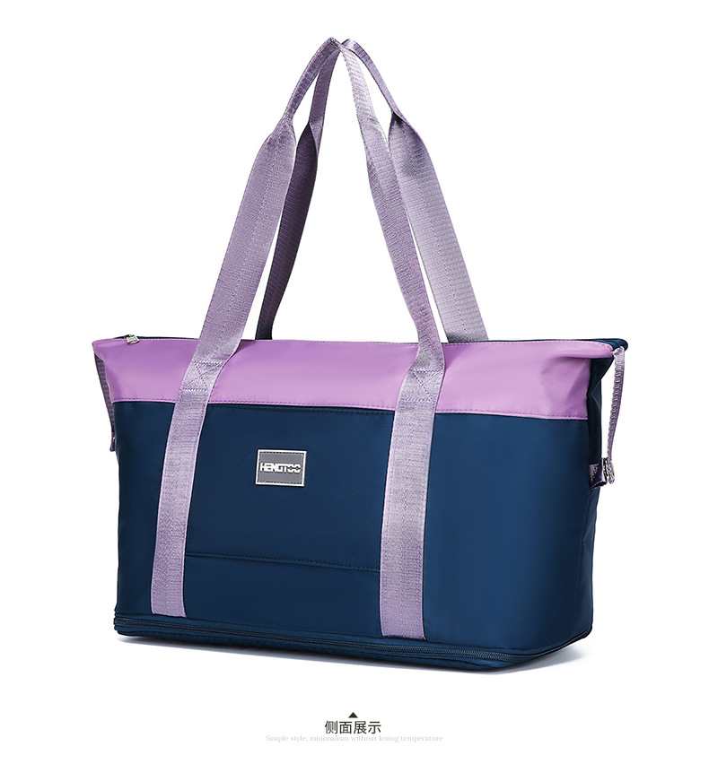 Large-capacity travel bag for women with a super large handle, portable for business trips, maternity storage bag, sports and fitness bag, luggage bag pic 20