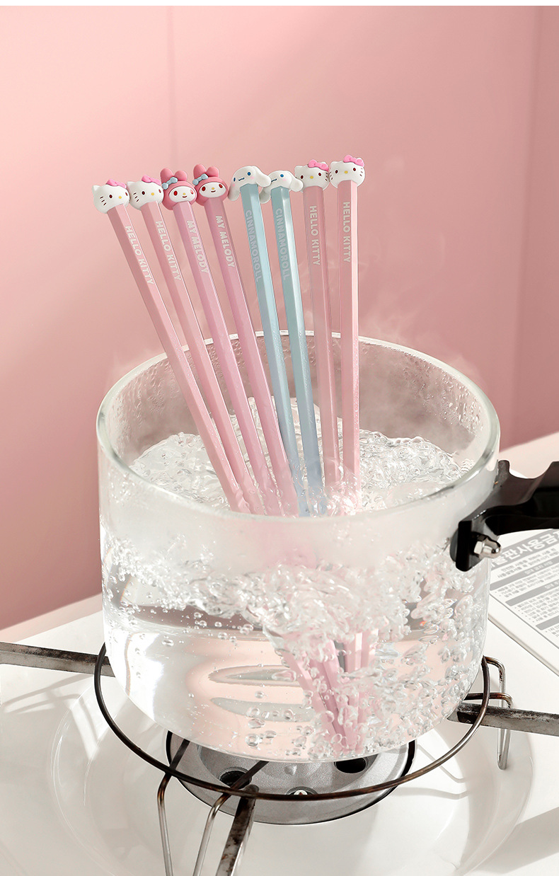 2024年三丽鸥筷子家用高颜值高档轻奢单人装一人一双日常可爱专用防霉详情14