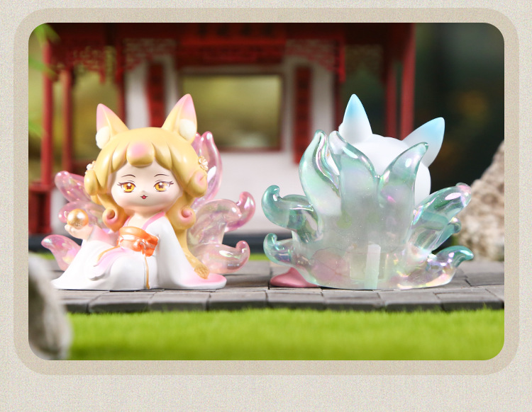 The new Nine-Tailed Fox blind box features creative design, Nine-Tailed Gathering figurines, desktop ornaments, cartoon resin ornaments and blind boxes pic 11