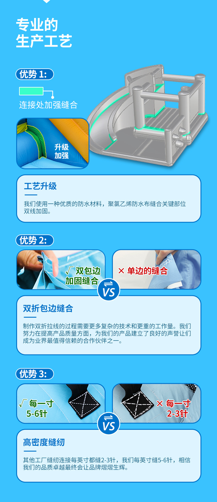 博士豚小型室内充气城堡小型充气滑梯儿童充气城堡室内外充气城堡详情2