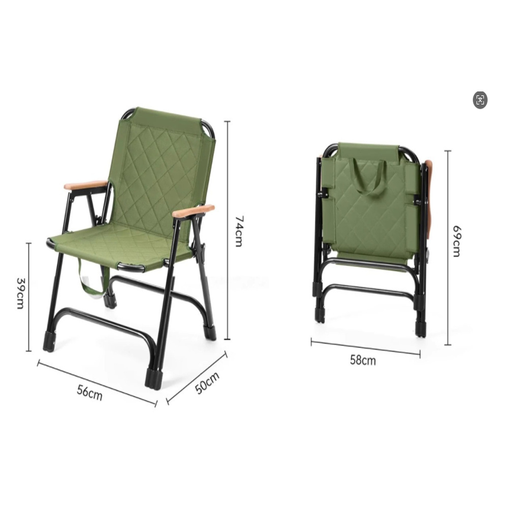 YEZHULIN便携式夹棉克米特椅 户外折叠椅子 可折叠便携式露营椅详情19