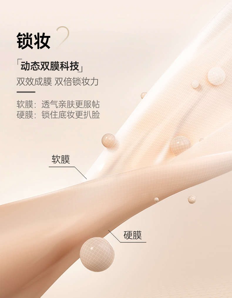 德德维芙保湿抗皱粉底液控油持妆奶油肌遮瑕持久不脱妆养肤粉底液详情7