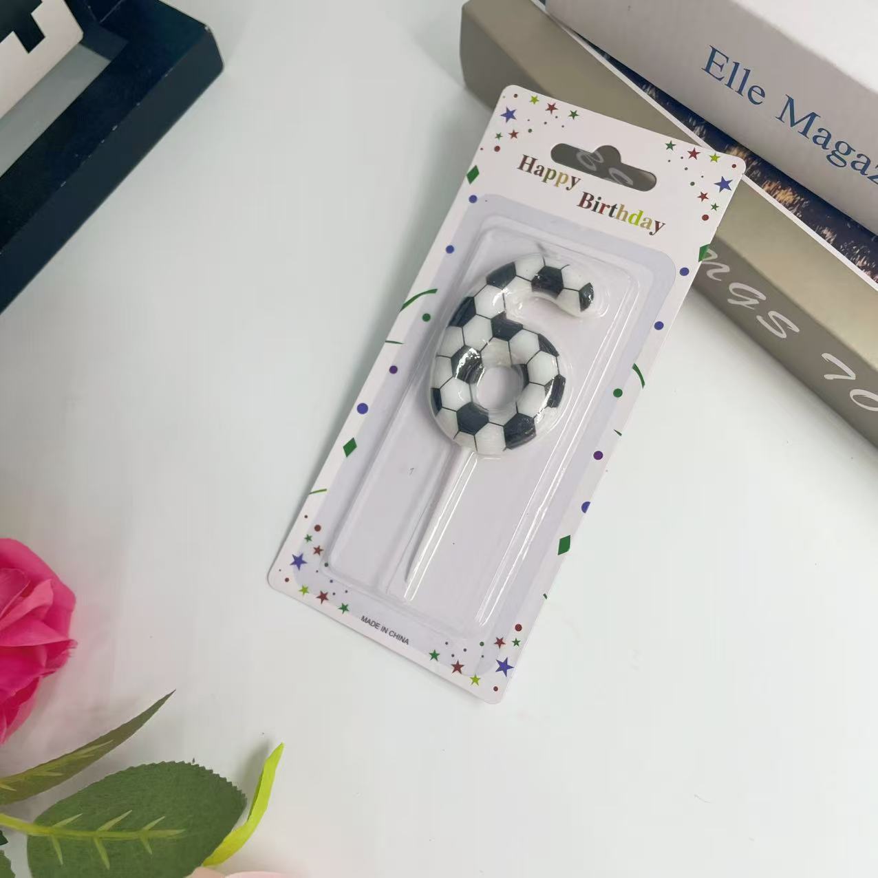 跨境足球主题数字蜡烛世界杯0-9生日蜡烛足球蛋糕装饰派对用品详情11