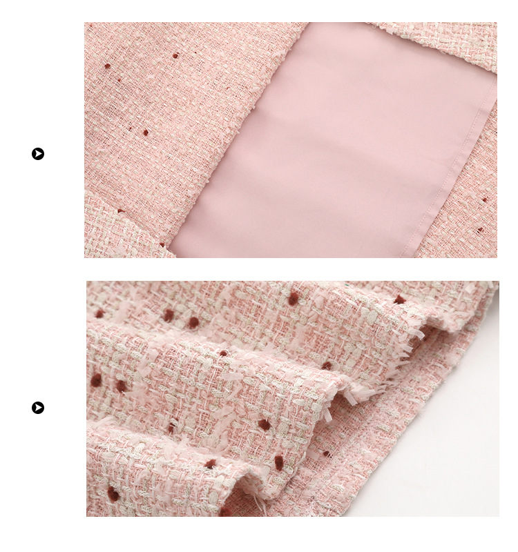 法式假两件小香风千金连衣裙春季胖mm大码女装高腰显瘦裙子65122详情26