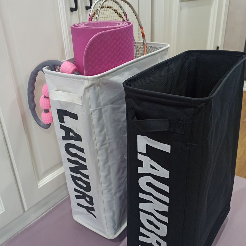 可折叠牛津布洗衣篮卫浴脏衣篓瑜伽垫收纳篮脏物篮便携洗衣篮详情19