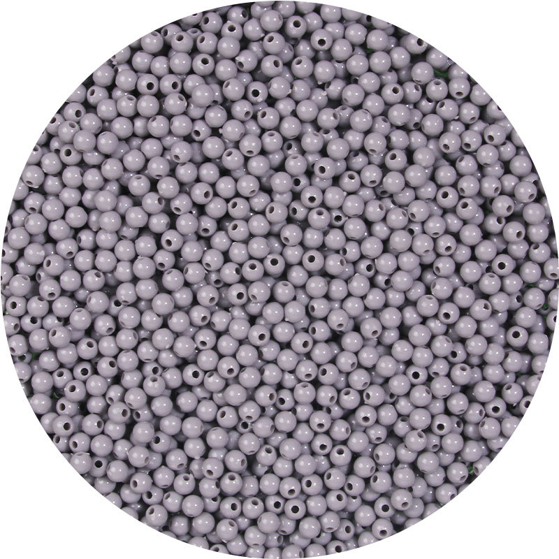 4mm亚克力塑料实色圆珠diy手工串珠手链首饰材料配件配饰散珠批发详情35