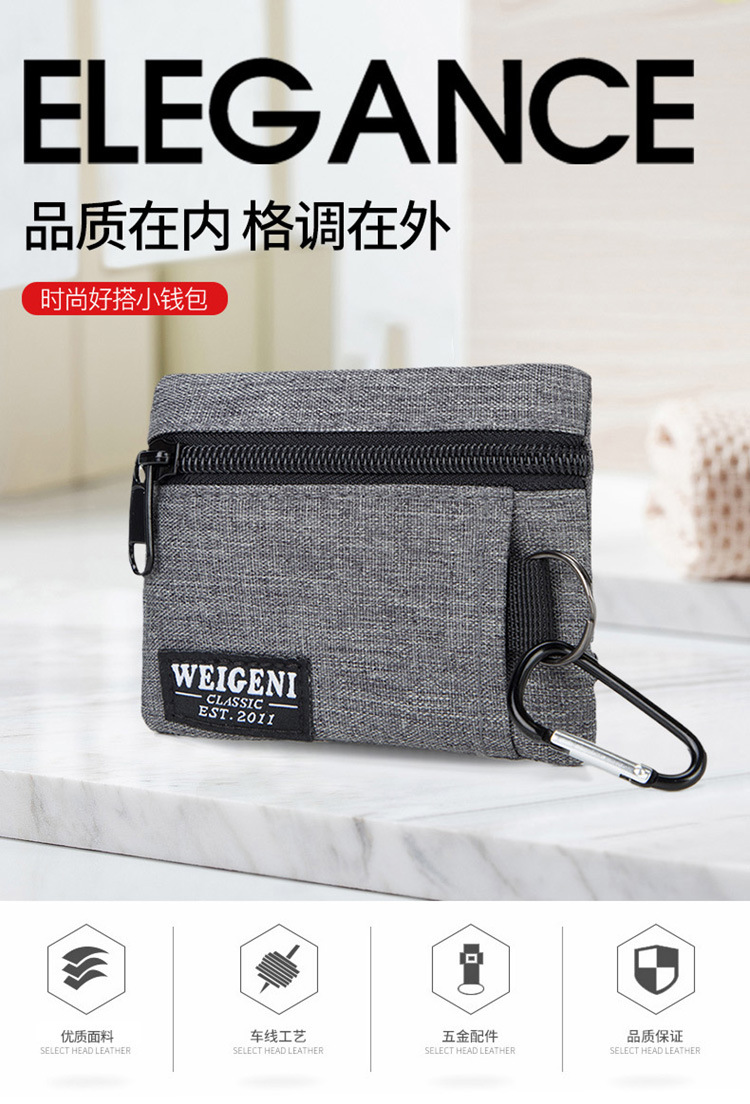 2025新款男女简约零钱包交通卡卡包小巧百搭精致个性多功能小钱包详情1