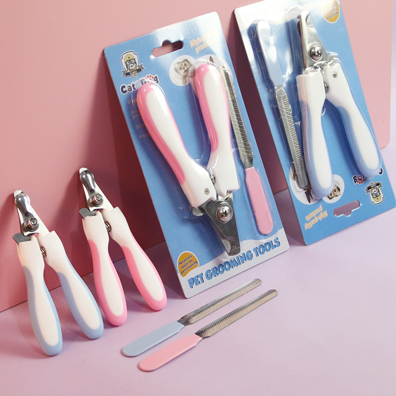 Pet nail clipper manufacturer wholesale special cat nail clippers for kittens and dogs, pet cleaning stainless steel nail clippers pic 1