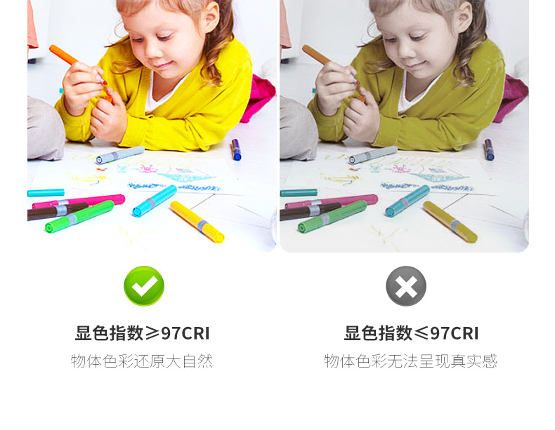 全光谱护眼LED吸顶灯家用客厅创意卧室现代普瑞灯具饰中山全屋详情16