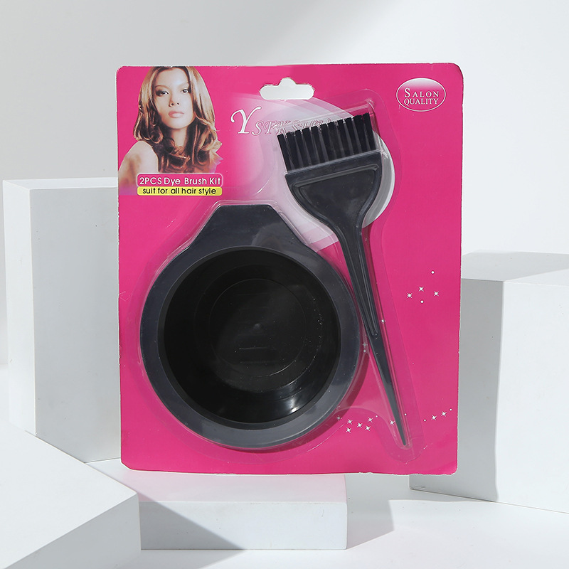 跨境发廊染发工具染发刷焗油刷套装多规格染发梳染发碗软毛刷套装详情6