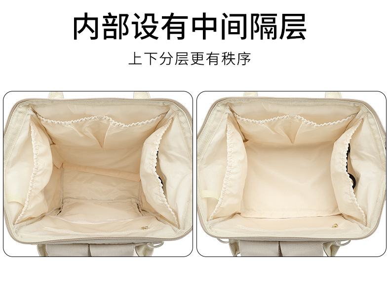 媽咪包定制雙肩背包手提袋大容量多功能防水母嬰包訂制usb媽媽包詳情16