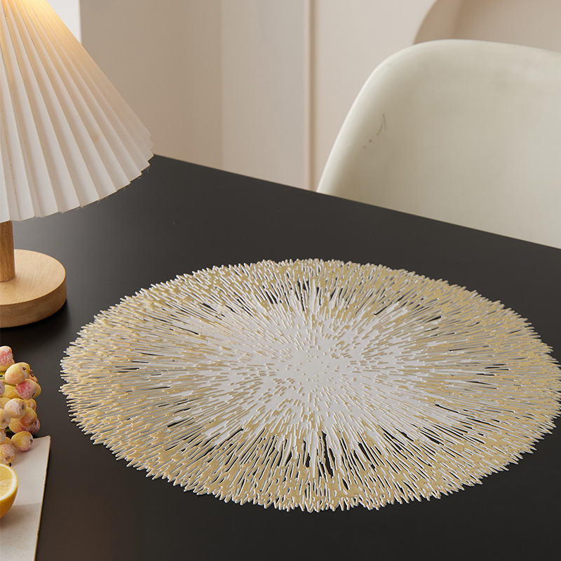 Woven placemats, thickened heat-resistant placemats, home kitchen MATS, table MATS, anti-slip and heat-insulating MATS pic 12