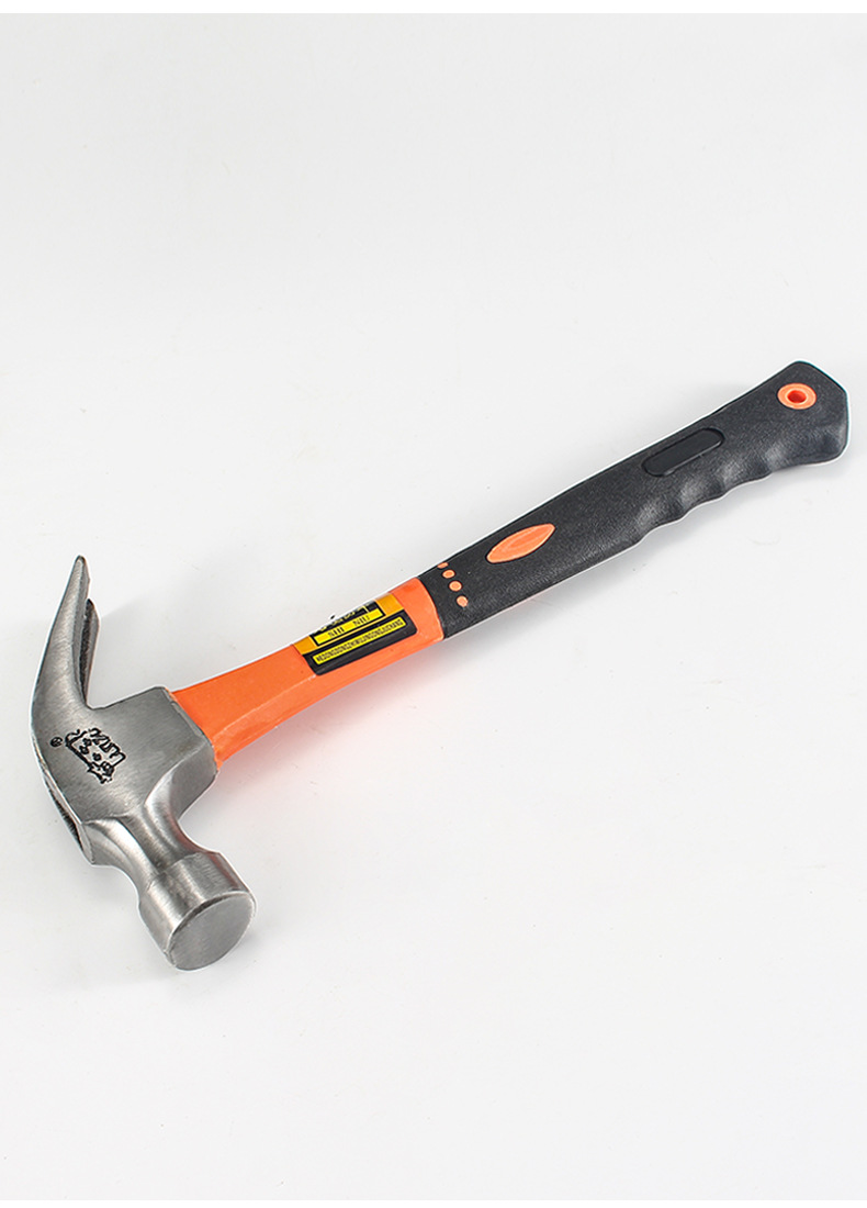 Sheep horn hammer, one-piece hammer, nail screwdriver, iron hammer, hardware tools, wooden handle, sheep horn hammer, decoration hammer, fiber handle, hammer head pic 13