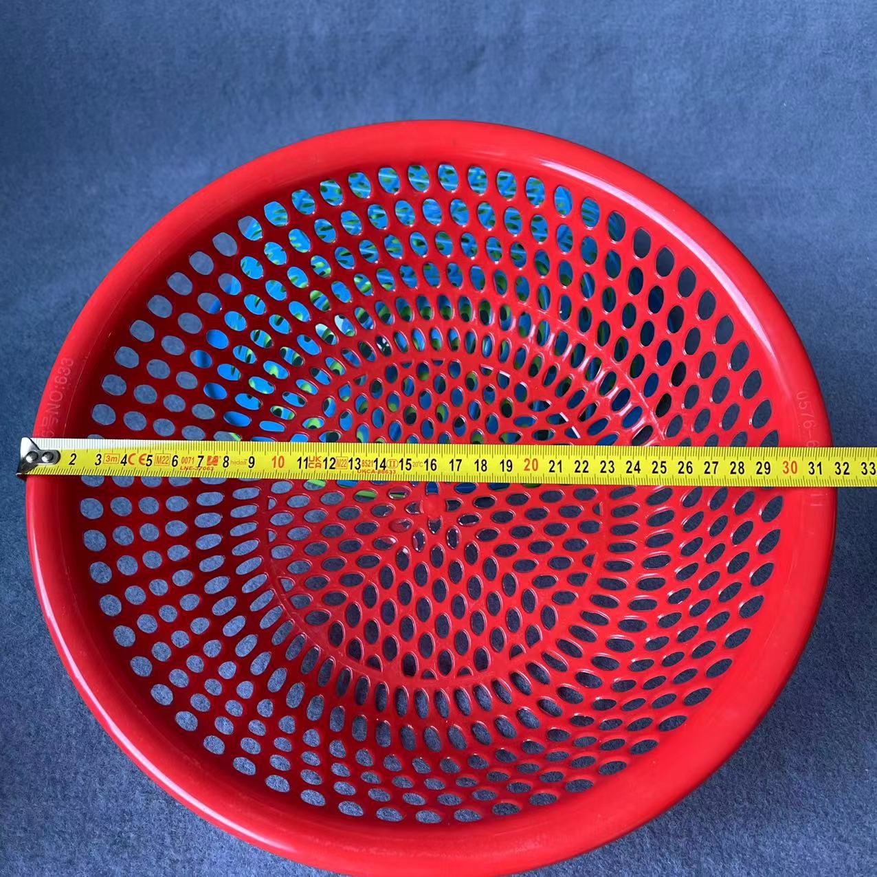 【 Office 】32 vegetable baskets, 300 yuan per box, household plastic vegetable washing baskets, draining baskets, fruit vegetable baskets, water filter sieves, kitchen thickened vegetable washing sieves, fruit sieves wholesale pic 1
