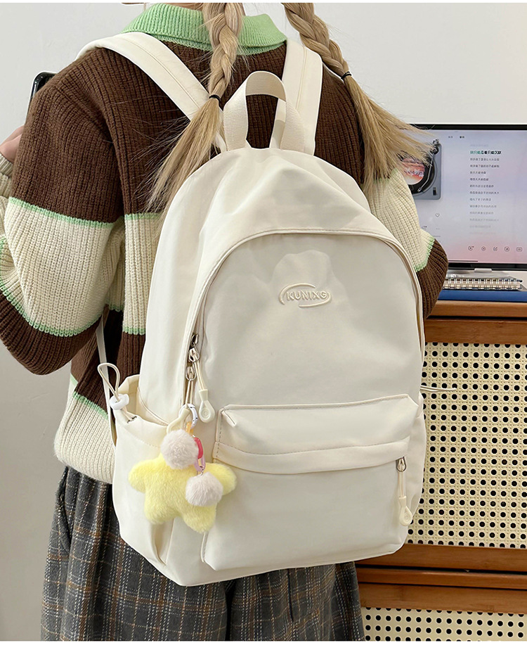 日系ins休闲校园小书包女高中大学生初中女生双肩包轻便旅游背包详情12