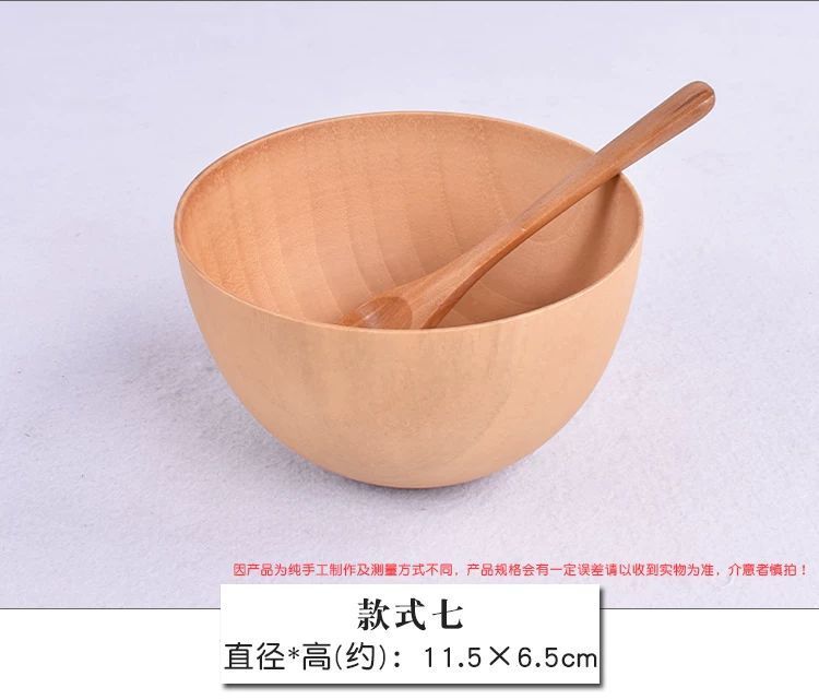 环保竹碗竹木碗日式竹碗宝宝家用饭碗复古餐具无漆小饭碗儿童饭碗详情10