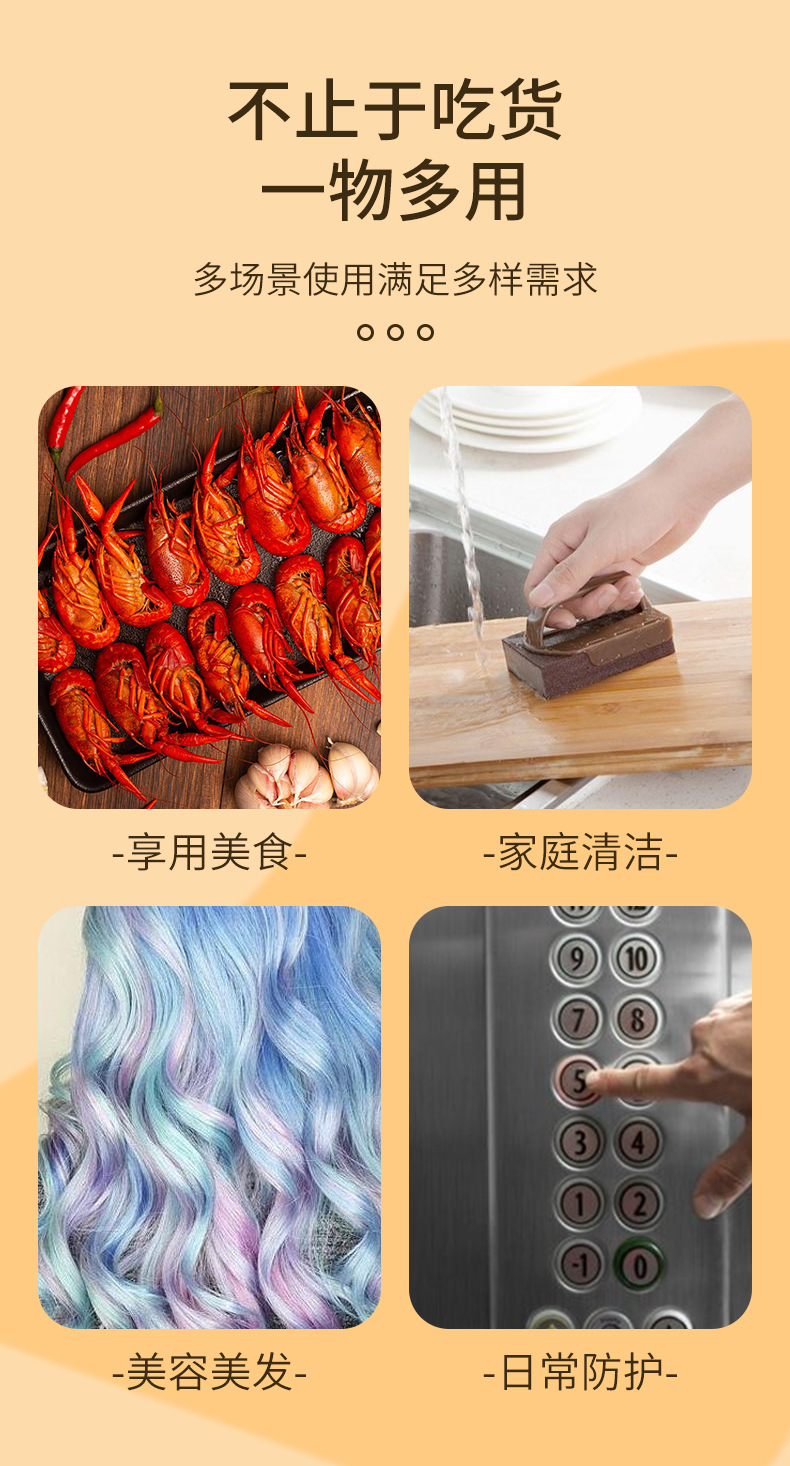 一次性手套塑料食品级透明pe食品加厚餐饮龙虾薄膜家用厨房批发详情15