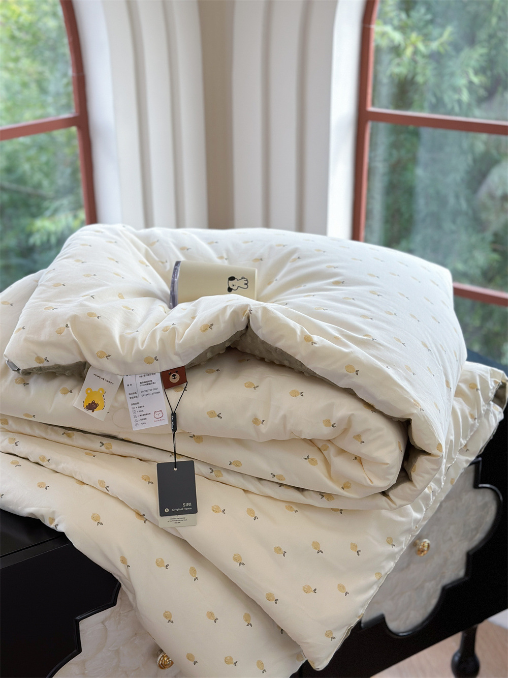 13372 All-cotton cartoon small floral print spring and autumn quilt soothing, bean quilt warm and fleece winter quilt core pic 67