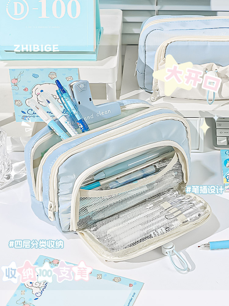 笔袋大容量高颜值文具盒简约铅笔盒初中生高中生ins风文具袋学生详情5