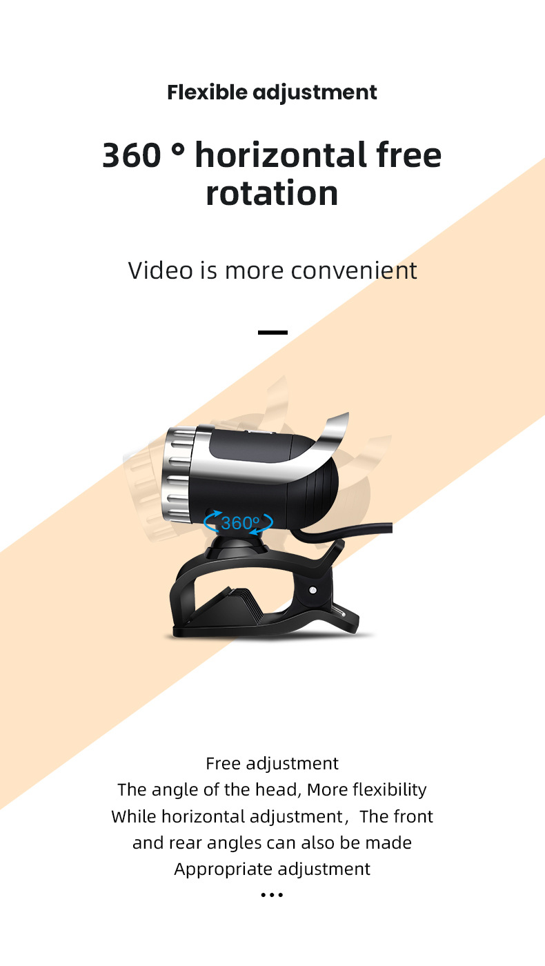 Yingshi CCTV high-definition camera monitoring and photography computer with 1080P microphone image stabilization pic 4