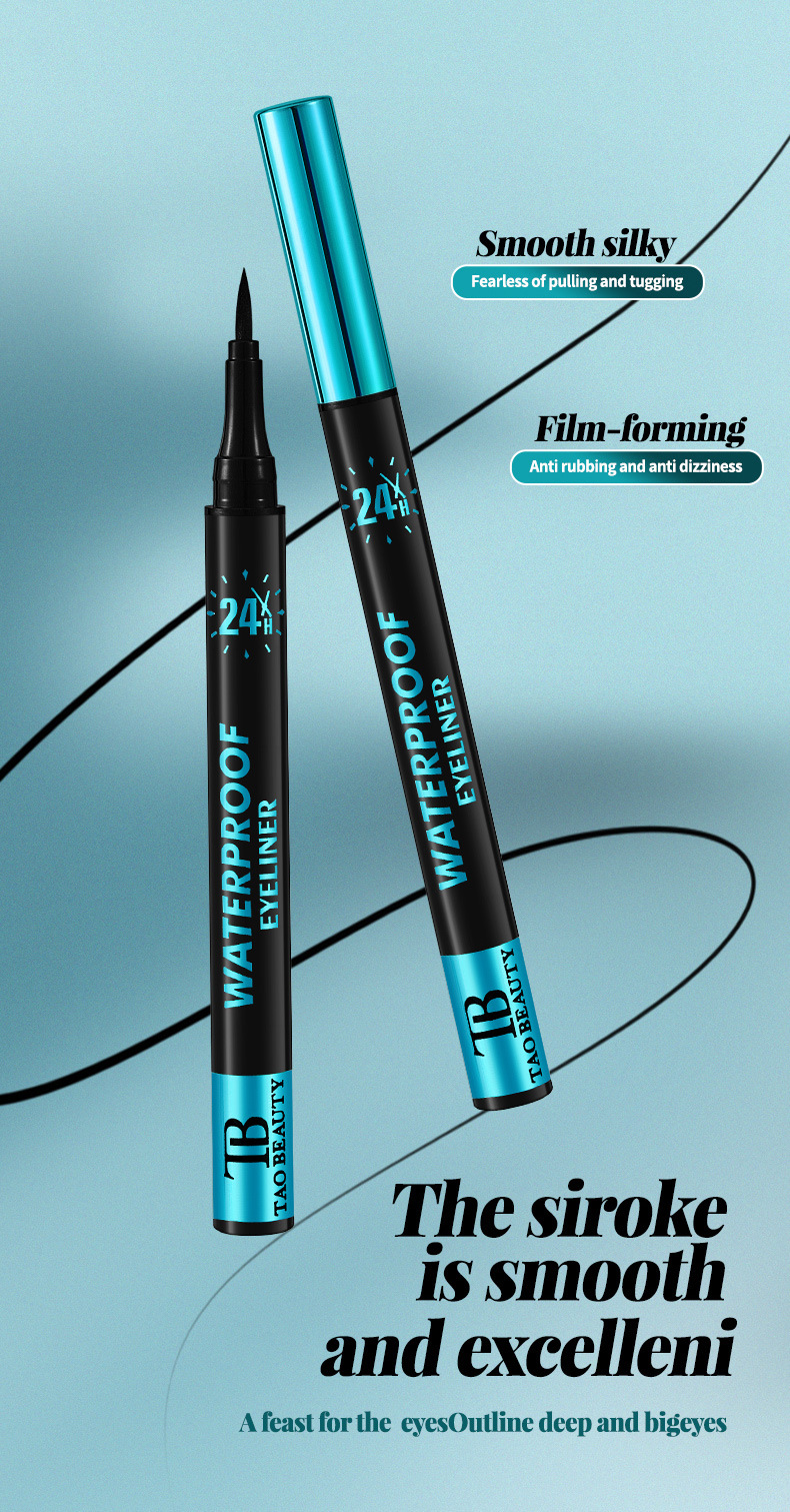 【 Cross-border Exclusive 】Tao Beauty Mascara Eyeliner Pen is waterproof, sweat-proof, long, thick, smooth and long-lasting pic 43