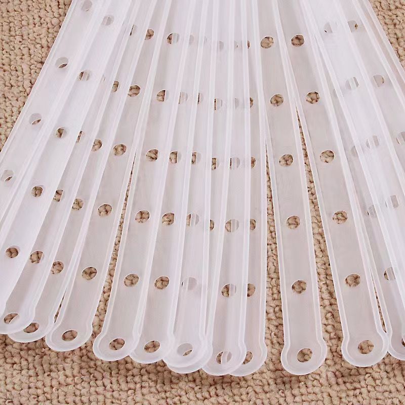服装店衣架连接条透明白色挂衣服皮条裤架用链子衣挂耐用结实连条详情2