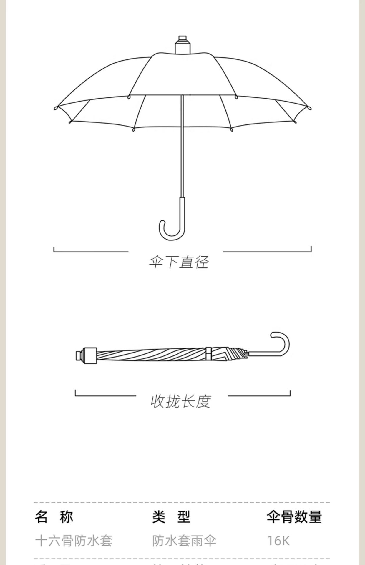 24骨雨伞彩虹直杆长柄伞大号超大抗风双人暴雨商务配色logo大伞详情7