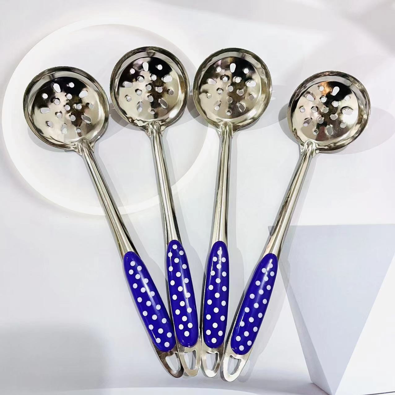 【 Zone 2-10 】 Full Sky Star strainer 10/ bundle 1500/ piece Full Sky Star strainer metal spoon Household kitchen Long handle hot Pot Spoon Strainer spoon 1 yuan supply pic 6