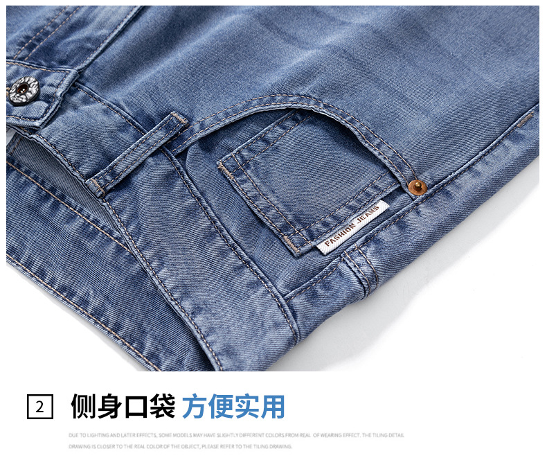 2025天丝牛仔裤男款夏季新款薄款直筒阔腿莱赛尔男士冰丝休闲裤子详情21