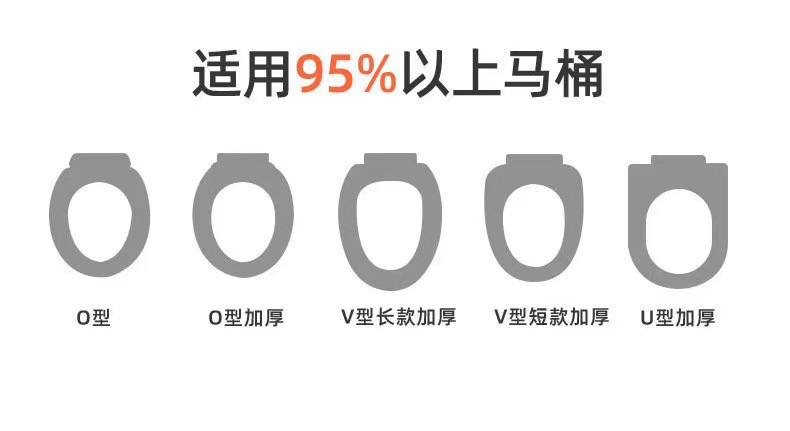 厂家批发加厚毛绒家用马桶坐垫提手拉链坐便套卫生间通用马桶圈垫0358详情4